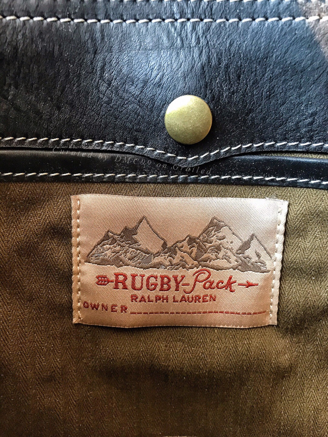 RRL Ralph Lauren Leather Messenger Bag