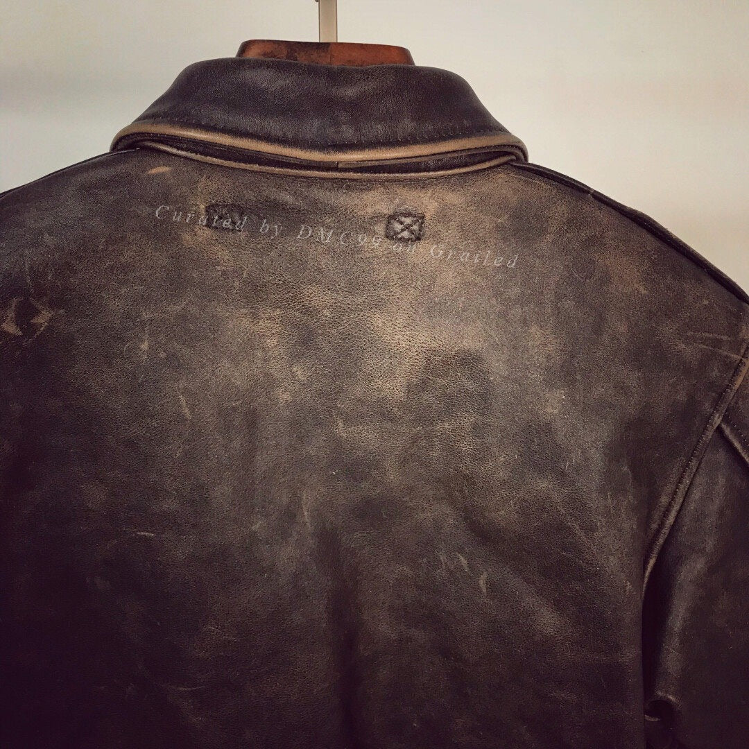 RRL A2 Vintage Horsehide Jacket