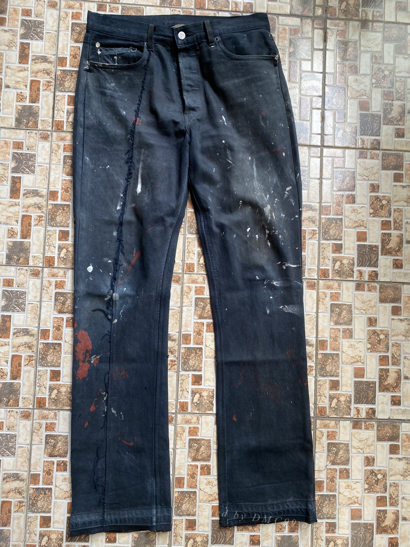 Levi's Vintage 501 Distressed Black Jeans
