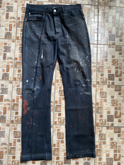 Levi's Vintage 501 Distressed Black Jeans