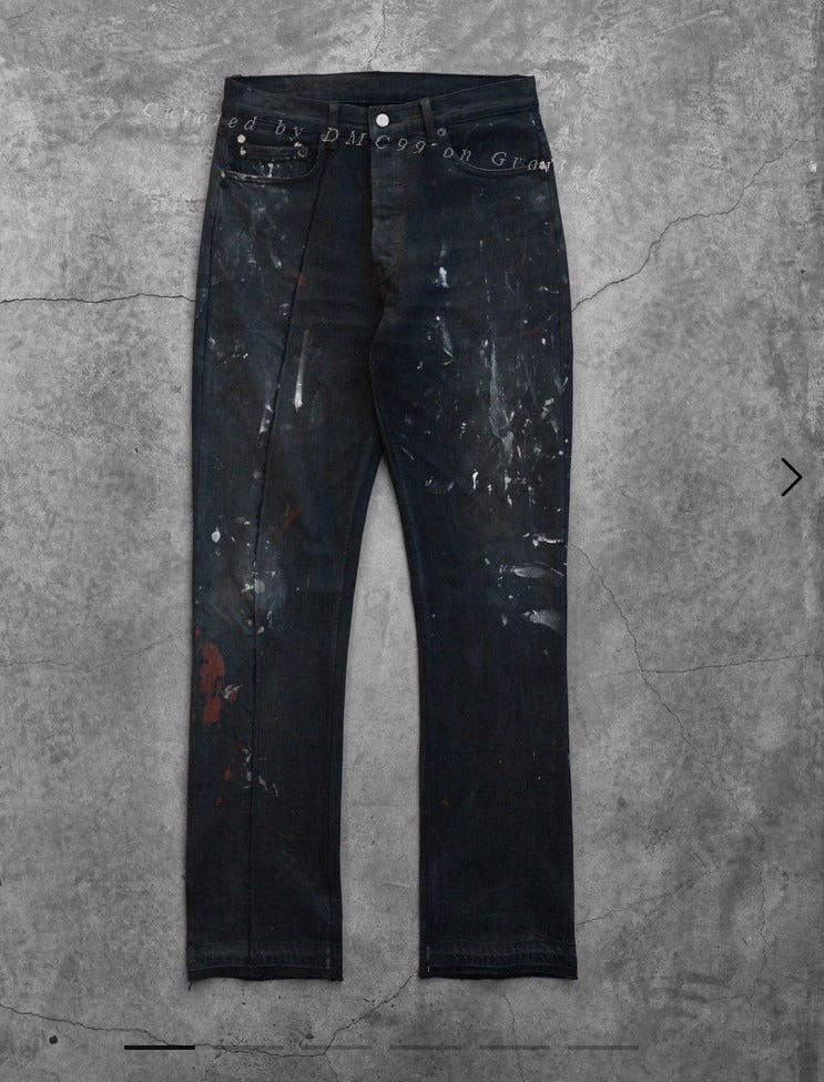 Levi's Vintage 501 Distressed Black Jeans