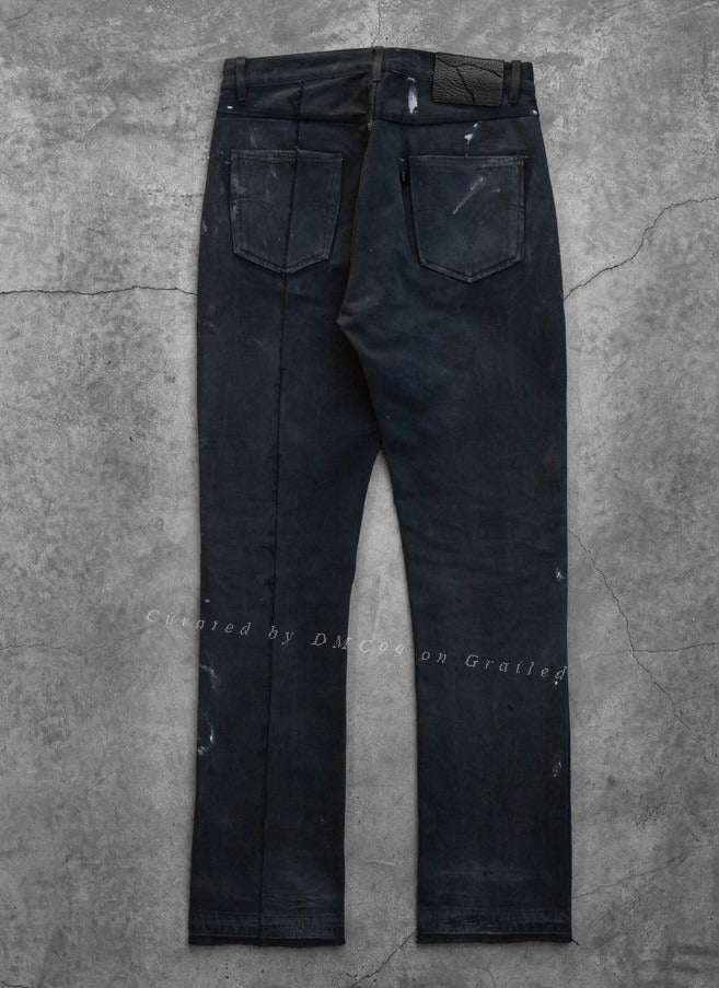 Levi's Vintage 501 Distressed Black Jeans