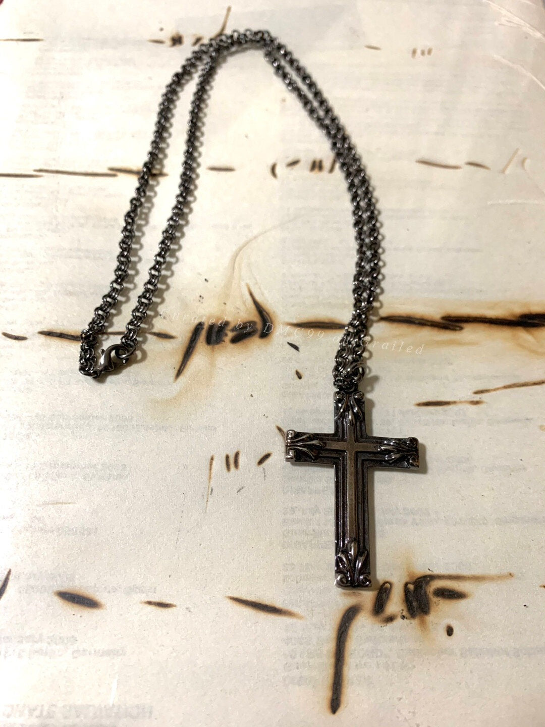 Undercover Trash UC Large Cross Necklace