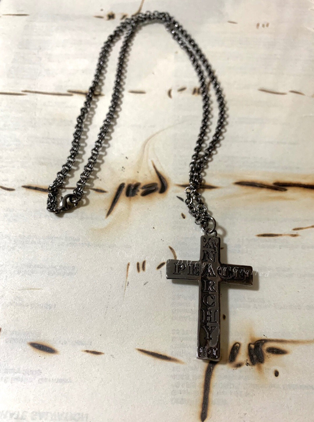 Undercover Trash UC Large Cross Necklace