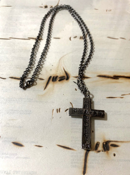 Undercover Trash UC Large Cross Necklace