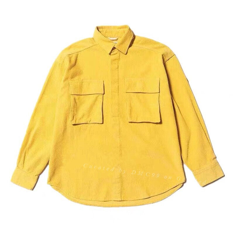 Cavempt 17 Yellow Corduroy Shirt