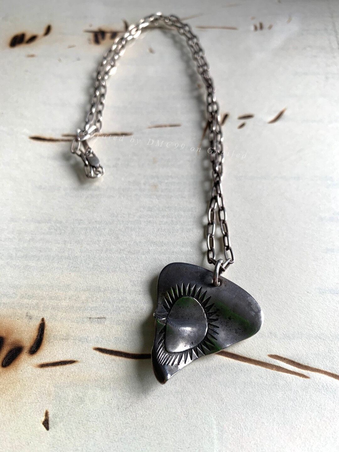 Undercover Giz 925 Silver Pick Necklace