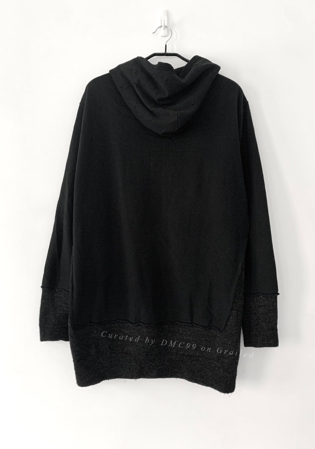 Undercover But Distressed Patchwork Long Sweatshirt