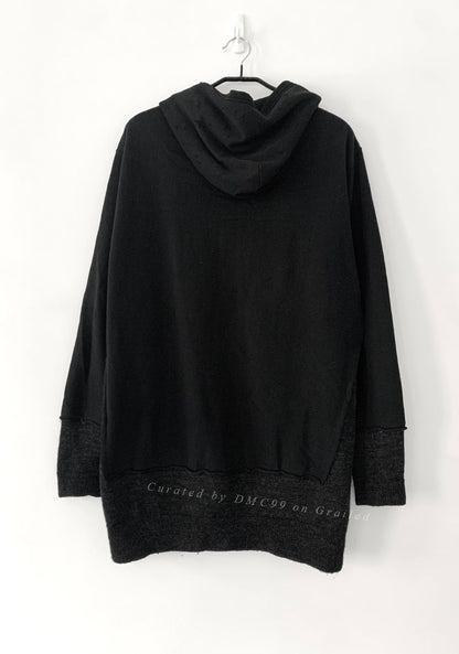 Undercover But Distressed Patchwork Long Sweatshirt