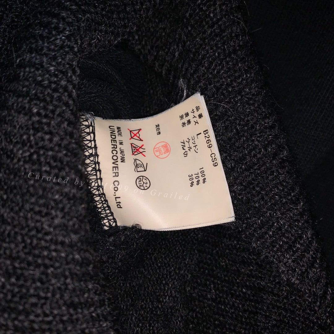 Undercover But Distressed Patchwork Long Sweatshirt
