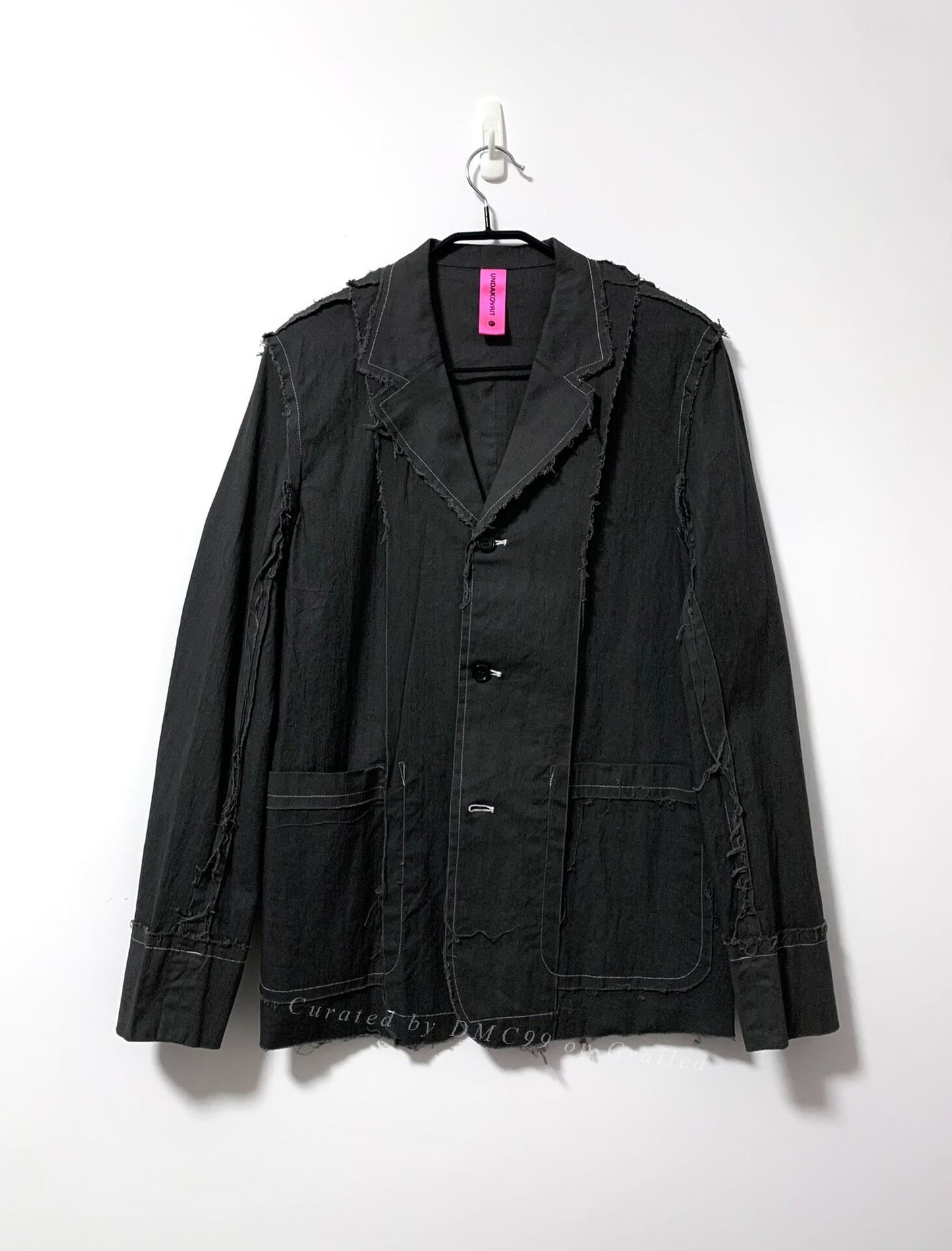 Undercover Structured Frayed Blazer