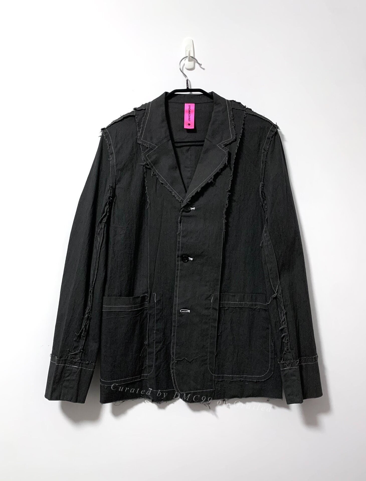 Undercover Structured Frayed Blazer