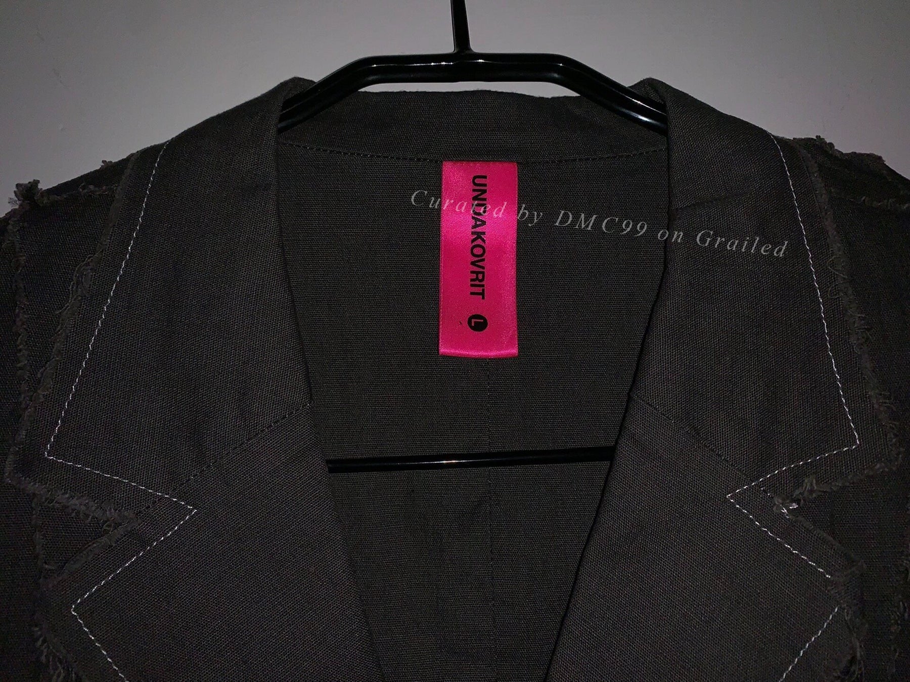 Undercover Structured Frayed Blazer