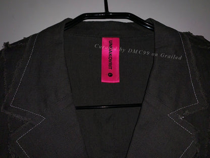 Undercover Structured Frayed Blazer