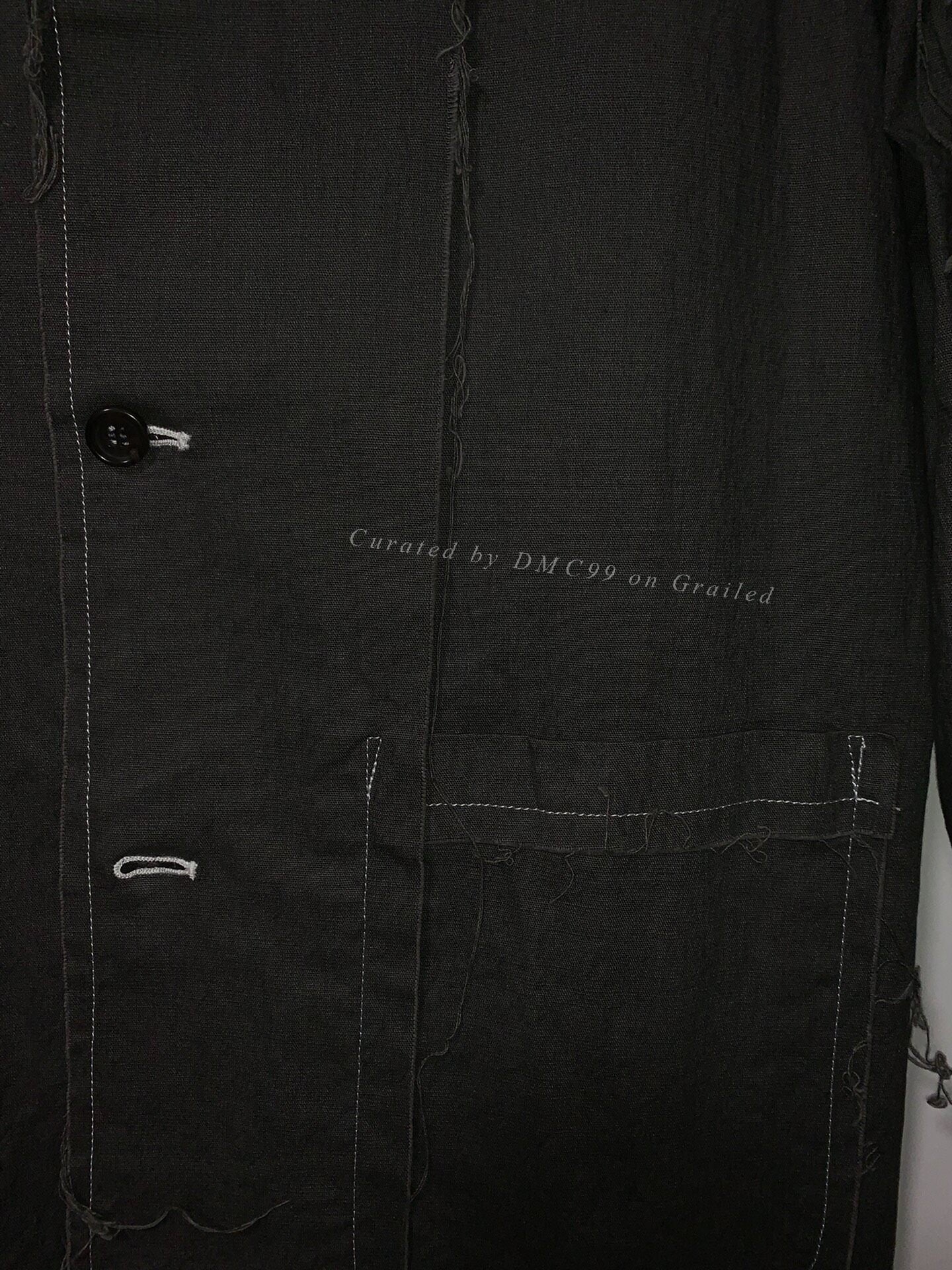 Undercover Structured Frayed Blazer