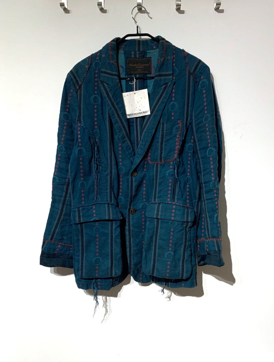 Undercover 03ss Scab Distressed Patch Suit Jacket