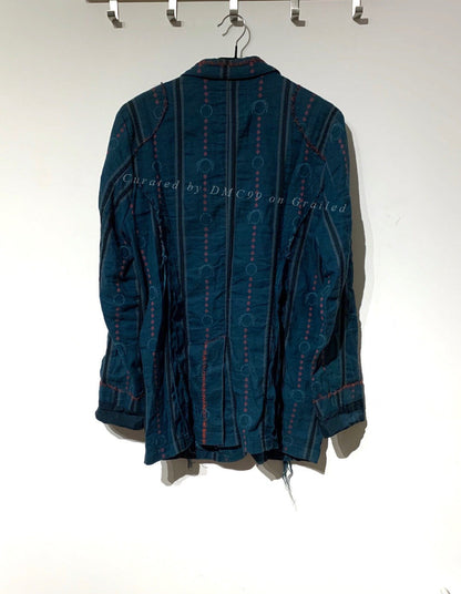 Undercover 03ss Scab Distressed Patch Suit Jacket