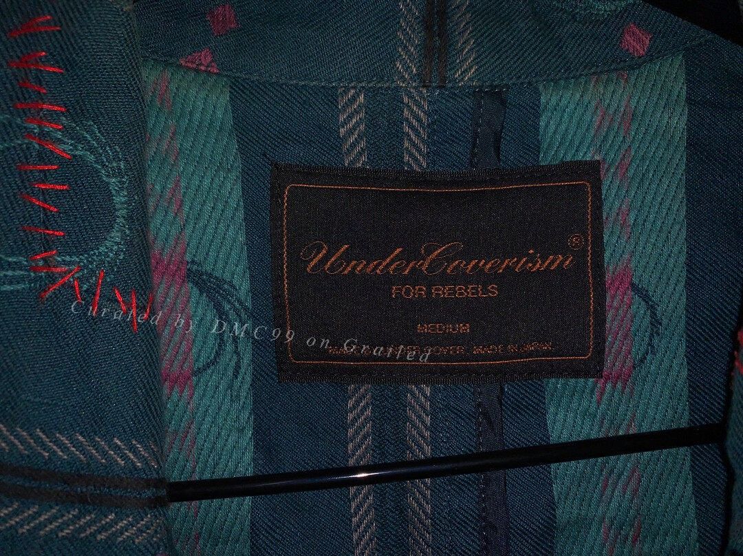 Undercover 03ss Scab Distressed Patch Suit Jacket