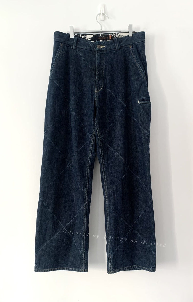 Undercover Split Cut Washed Jeans