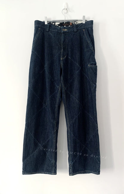 Undercover Split Cut Washed Jeans