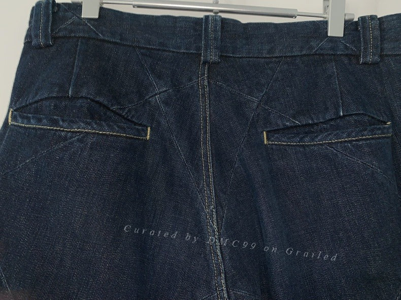 Undercover Split Cut Washed Jeans