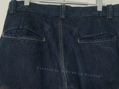 Undercover Split Cut Washed Jeans