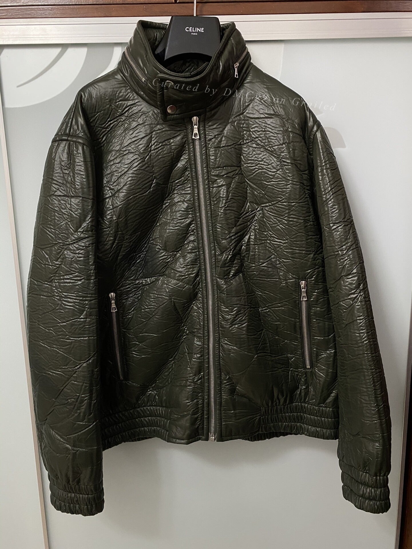 Dries Van Noten Pleated Bomber Jacket