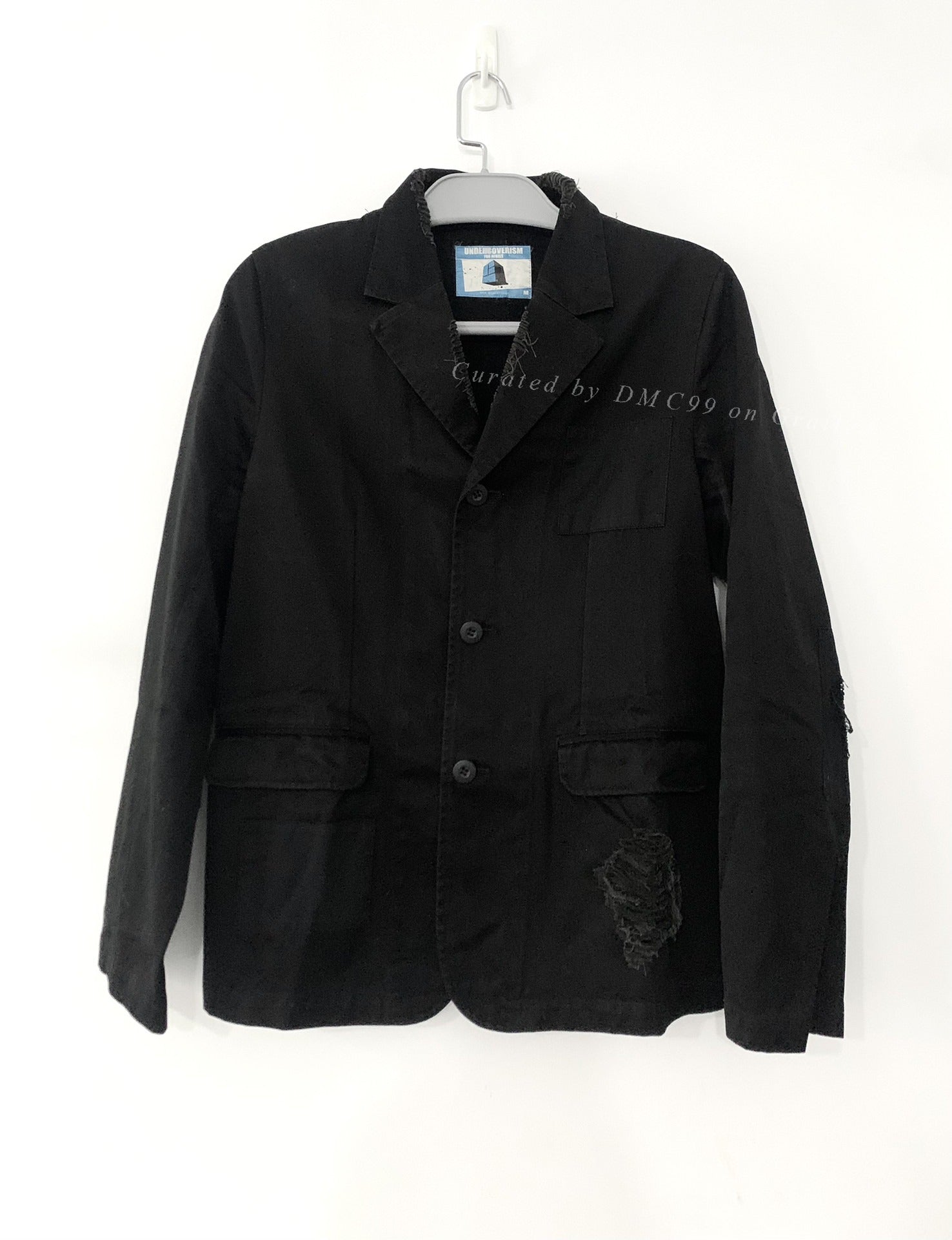 Undercover Patchwork Distressed Suit Jacket