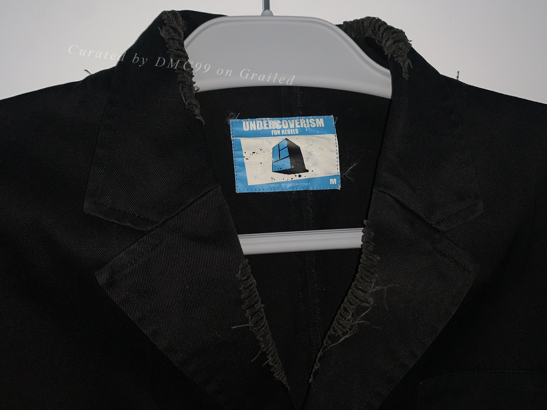 Undercover Patchwork Distressed Suit Jacket