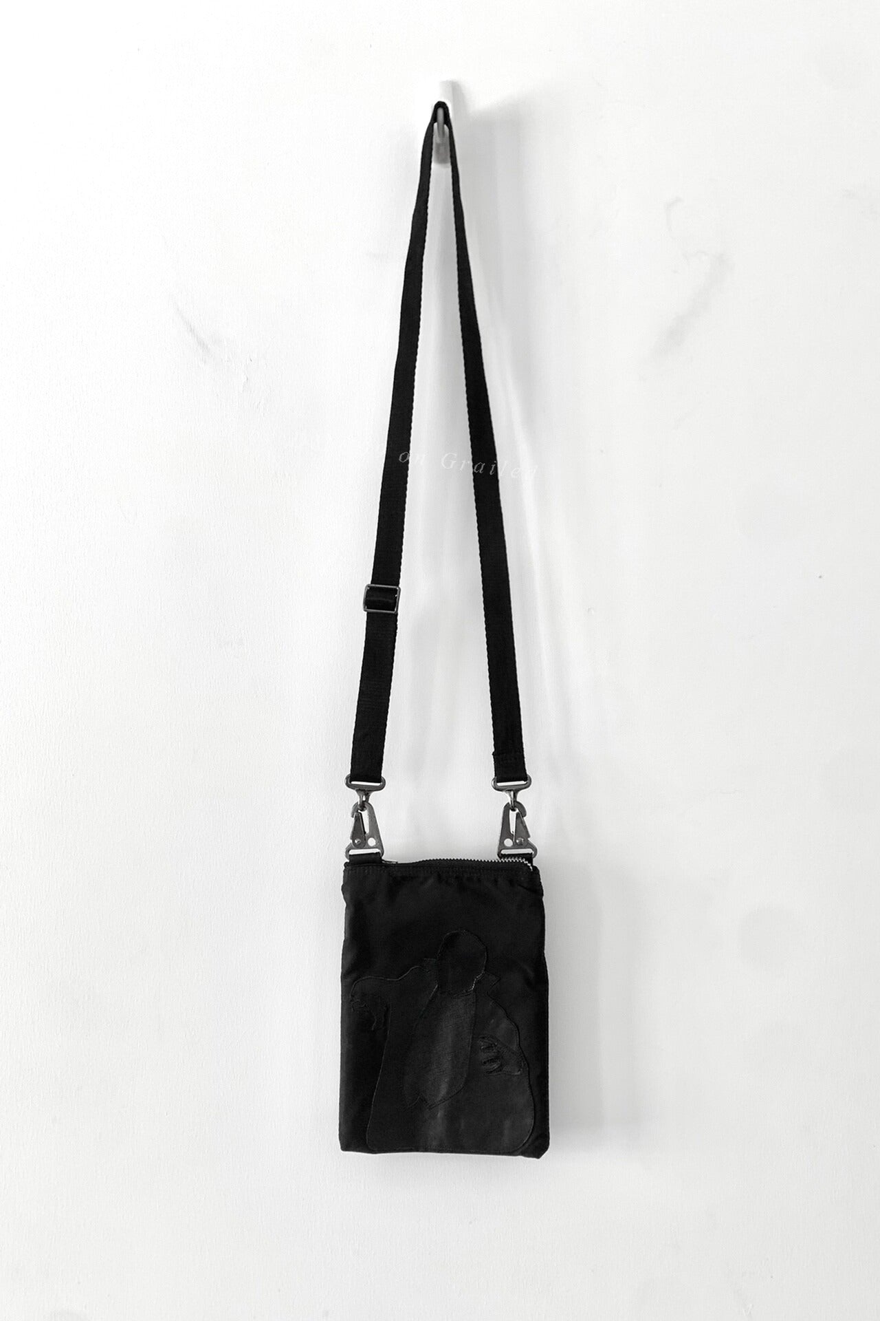 Undercover Vampire Embroidery Nylon Crossbody Bag