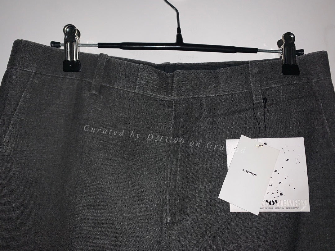 Undercover Spliced Cut Wool Trousers