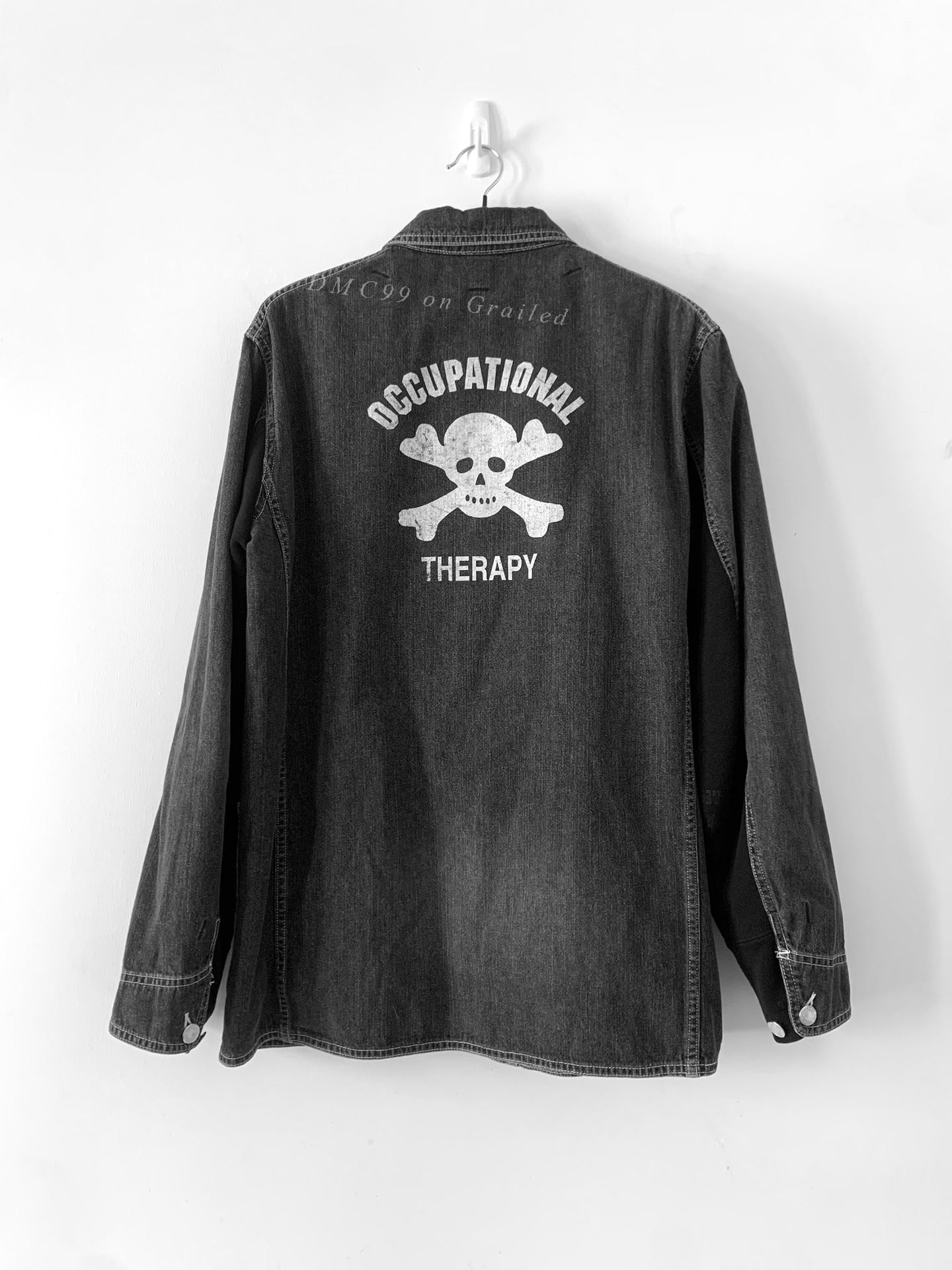 Undercover 02AW Skeleton Washed Denim Jacket