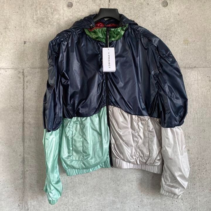 Y/PROJECT Nylon Pleated Bomber Jacket