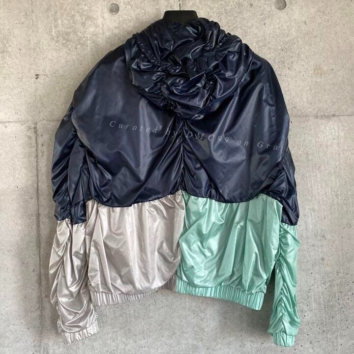 Y/PROJECT Nylon Pleated Bomber Jacket
