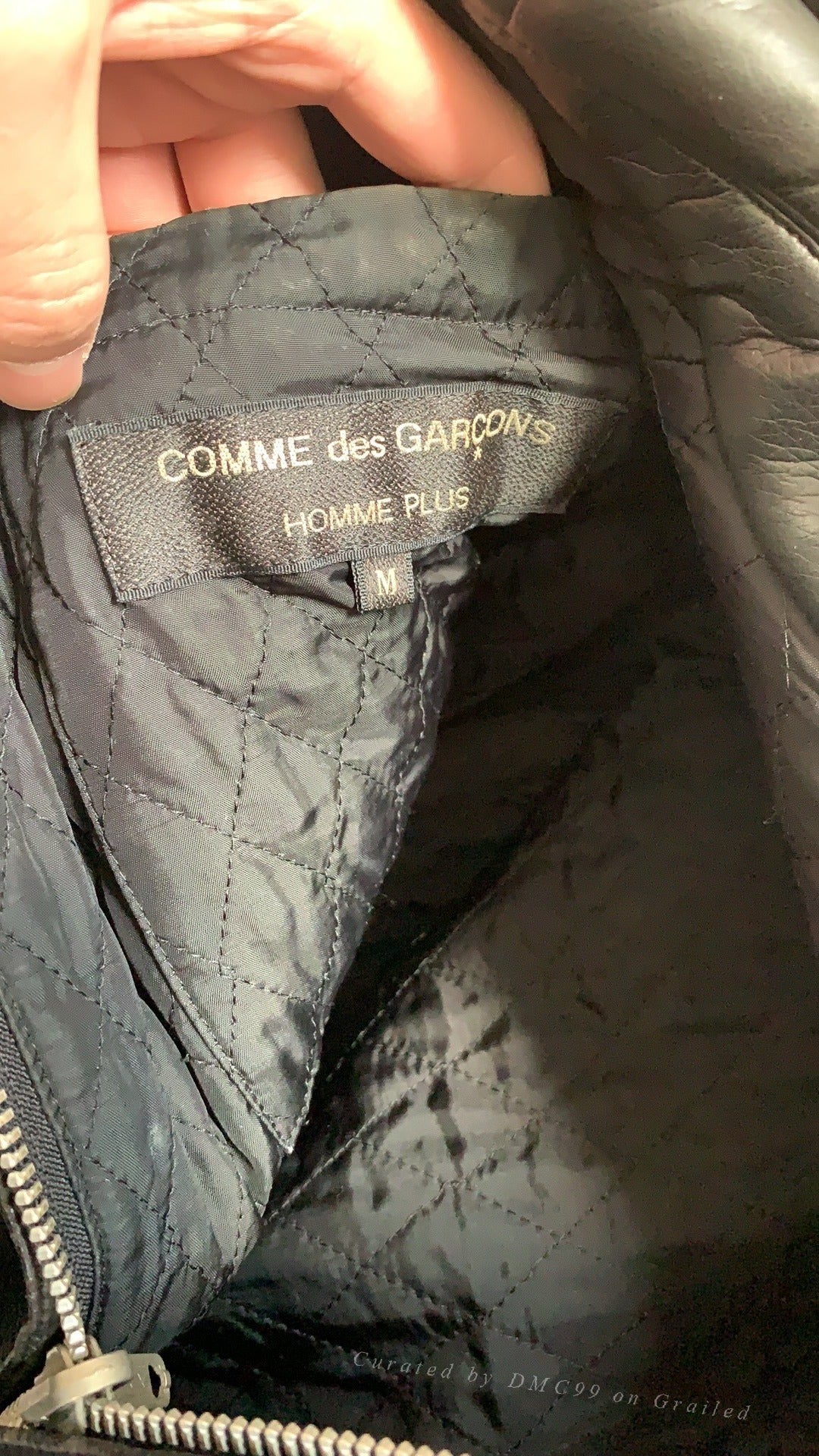 Comme des Garcons Homme Plus 1989 Leather Jacket