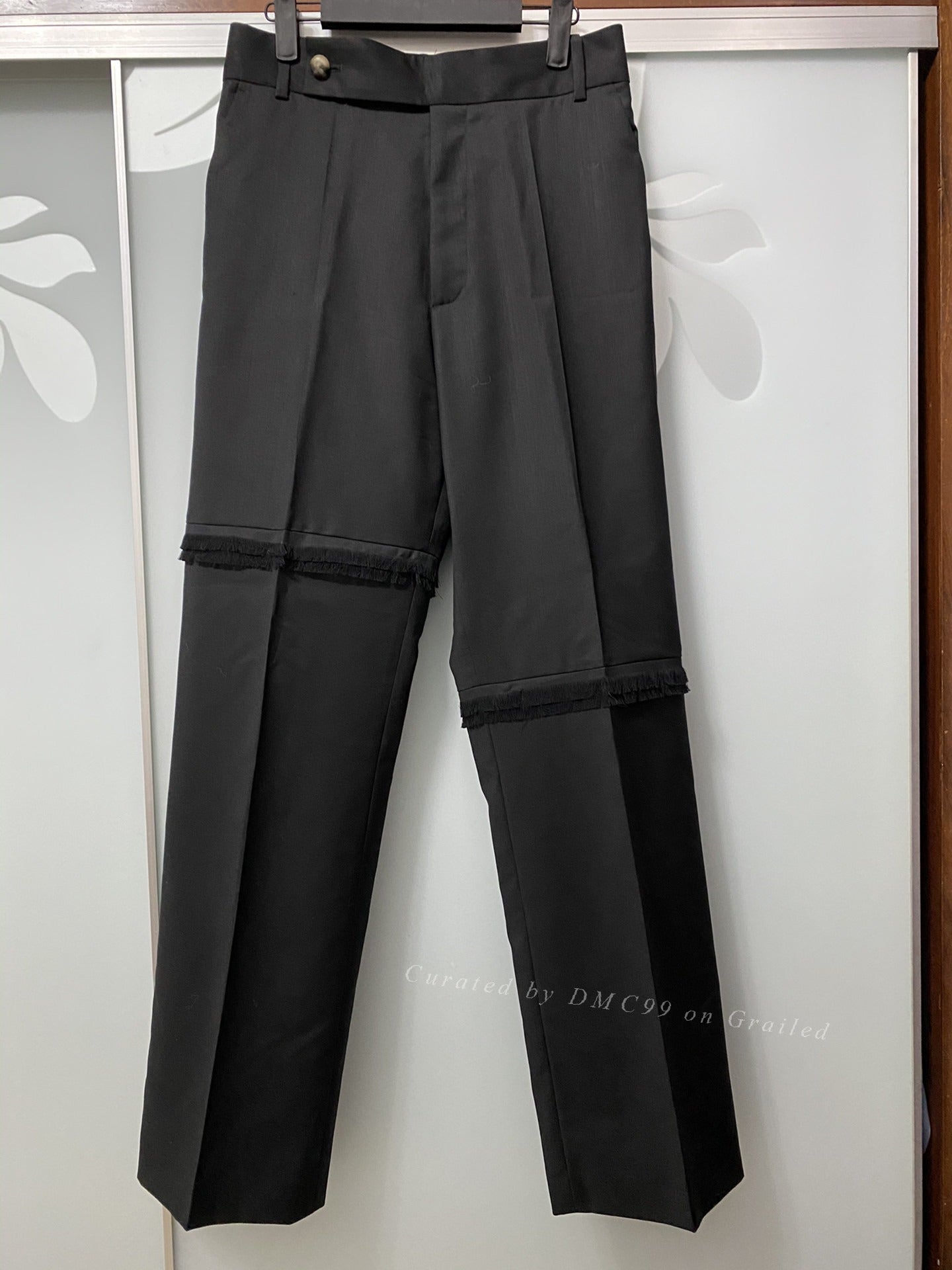 Namacheko 18SS Wool Fringe Wide-Leg Pants