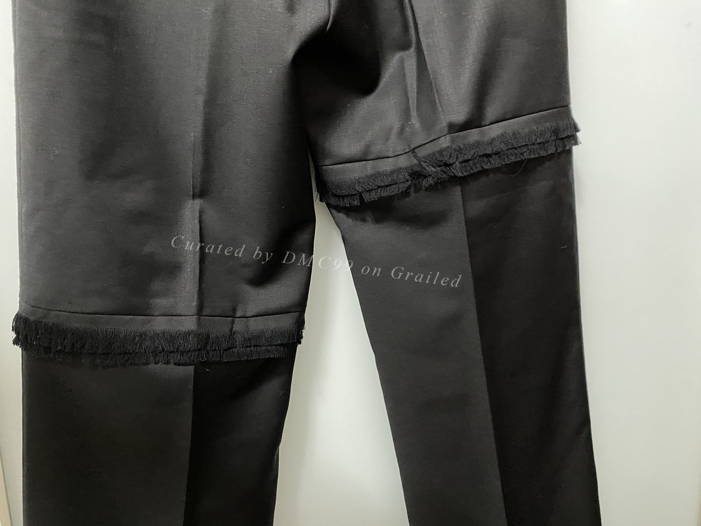 Namacheko 18SS Wool Fringe Wide-Leg Pants