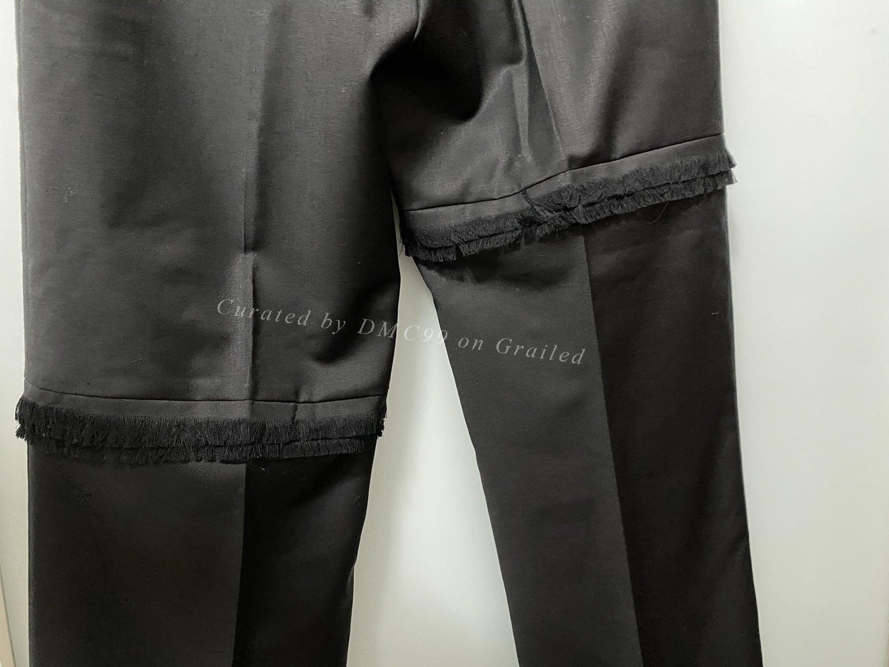 Namacheko 18SS Wool Fringe Wide-Leg Pants