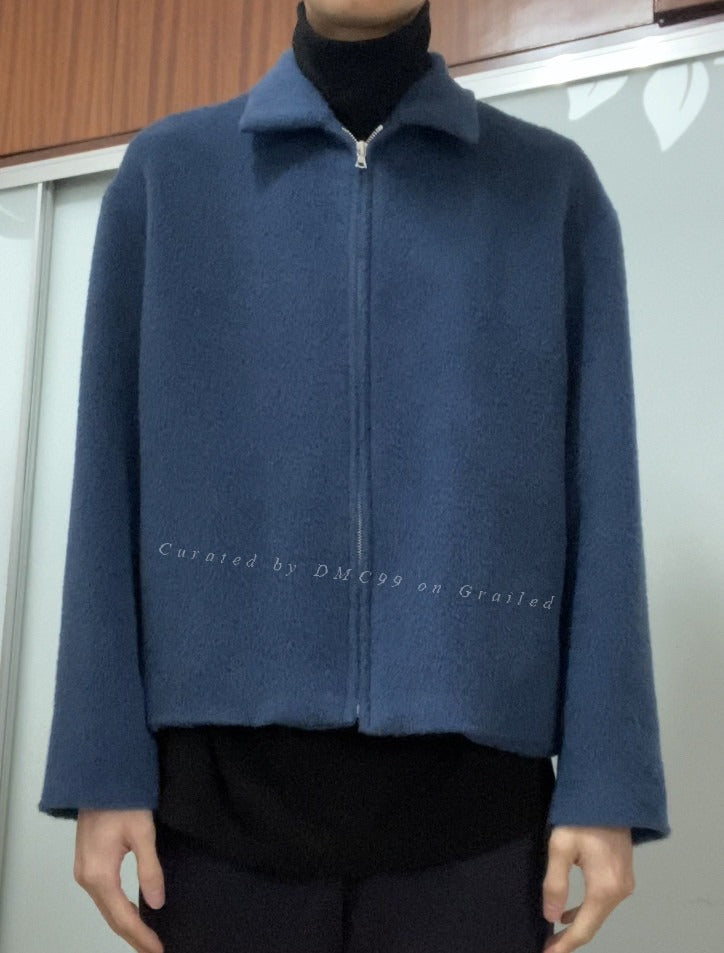 Auralee 17AW Blue Furry Jacket