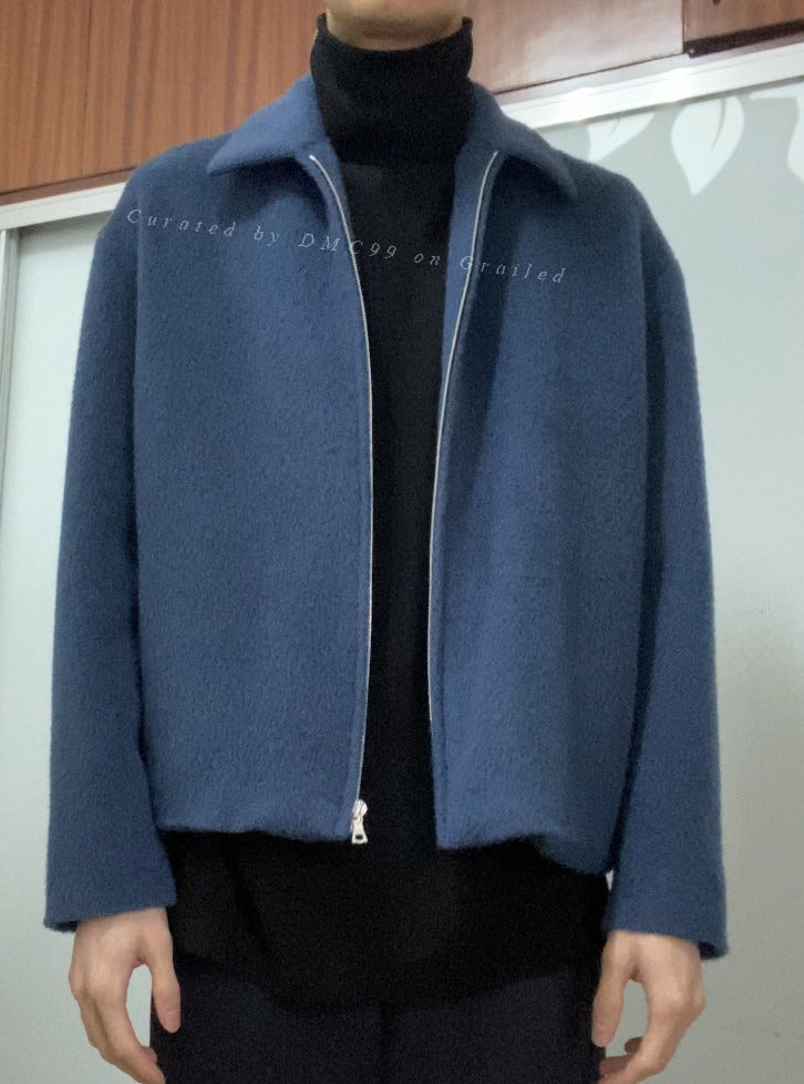 Auralee 17AW Blue Furry Jacket