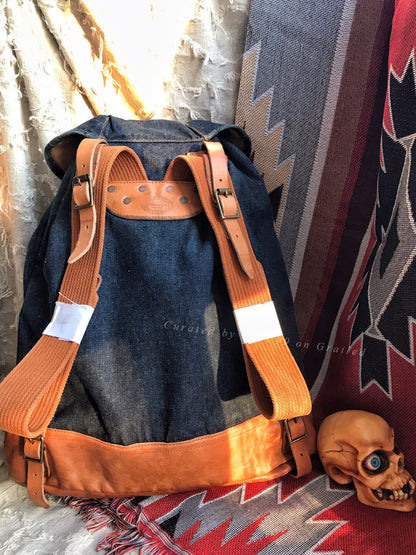 RRL Ralph Lauren Indigo Parachute Backpack