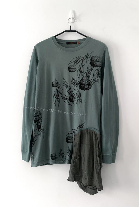Undercover Corroded Nail Brain Long-Sleeve Tee