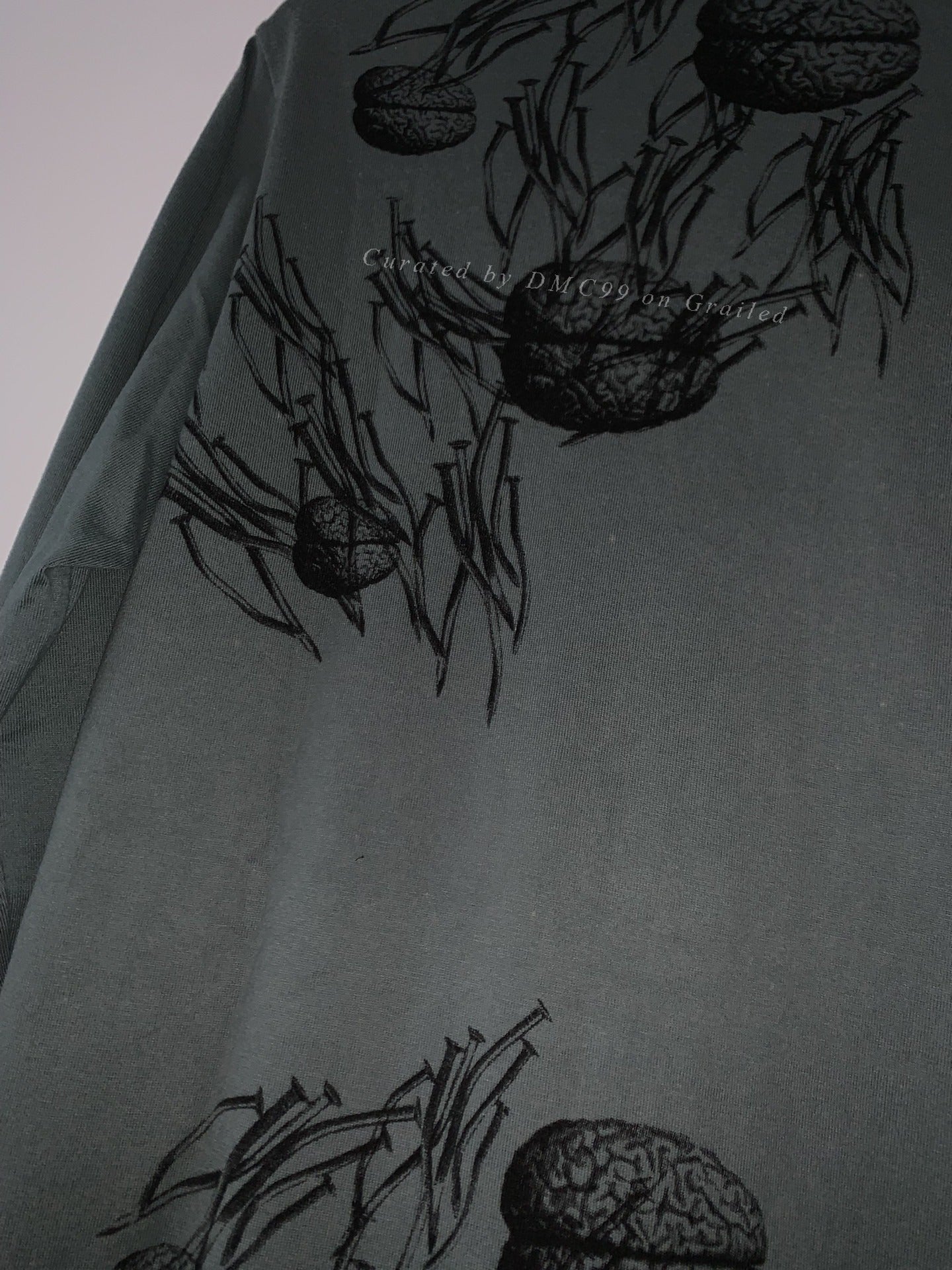 Undercover Corroded Nail Brain Long-Sleeve Tee