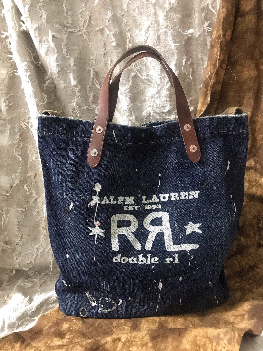 RRL Ralph Lauren Vintage Tote Crossbody Bag