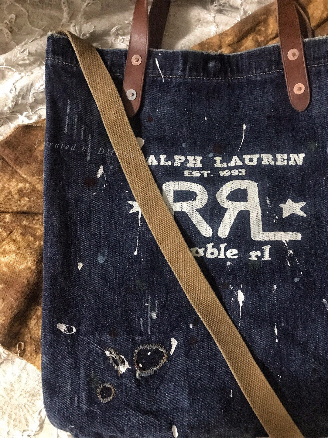 RRL Ralph Lauren Vintage Tote Crossbody Bag