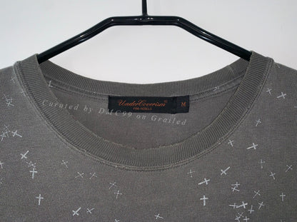 Undercover 02AW Cross Print Washed Sweatshirt