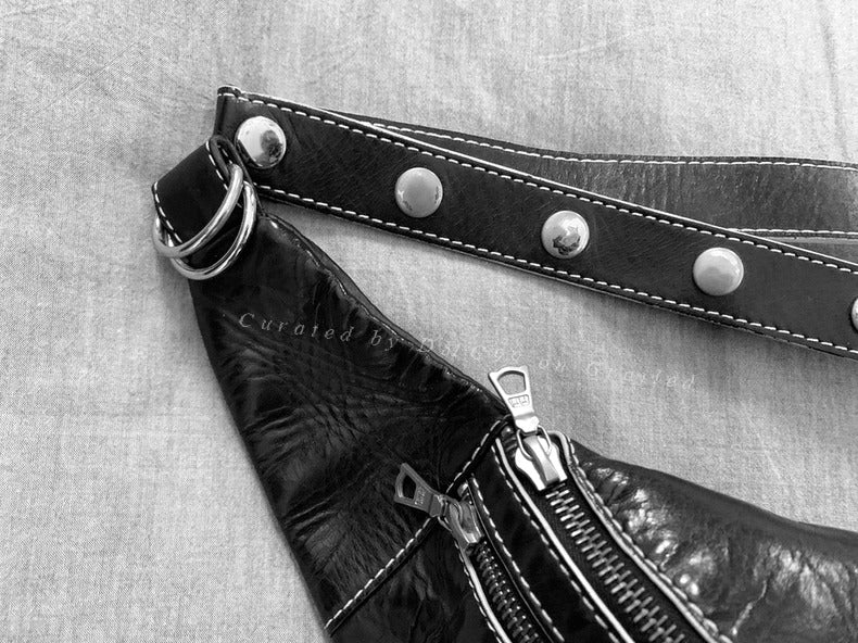 Number Nine Leather Snap Shoulder Crossbody