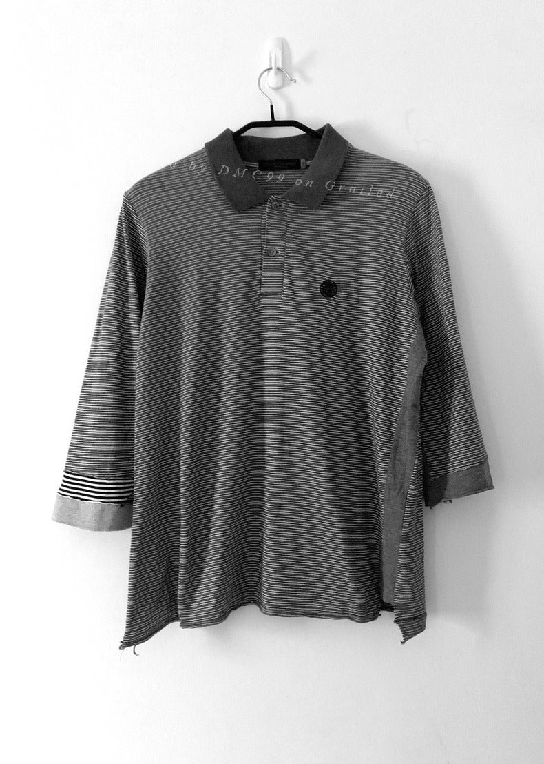 Undercover 06SS Stripe Paneled Tee
