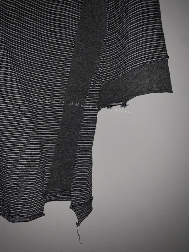 Undercover 06SS Stripe Paneled Tee