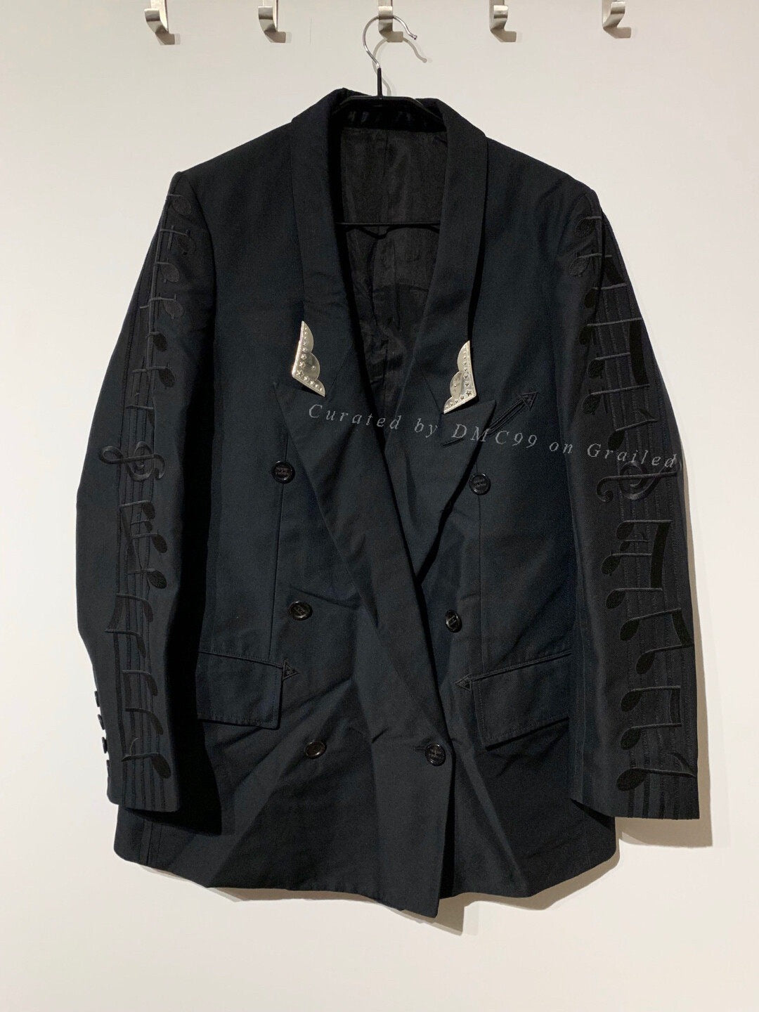 The Soloist 18SS Embroidered Note Blazer
